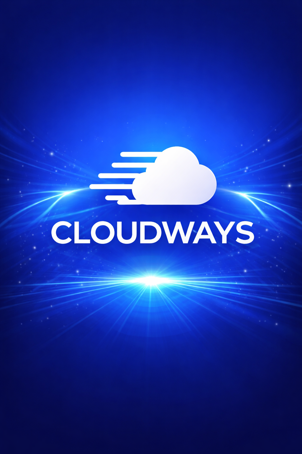 Cloudways logo, featuring the fastest cloud servers with a physical data center in Dubai.