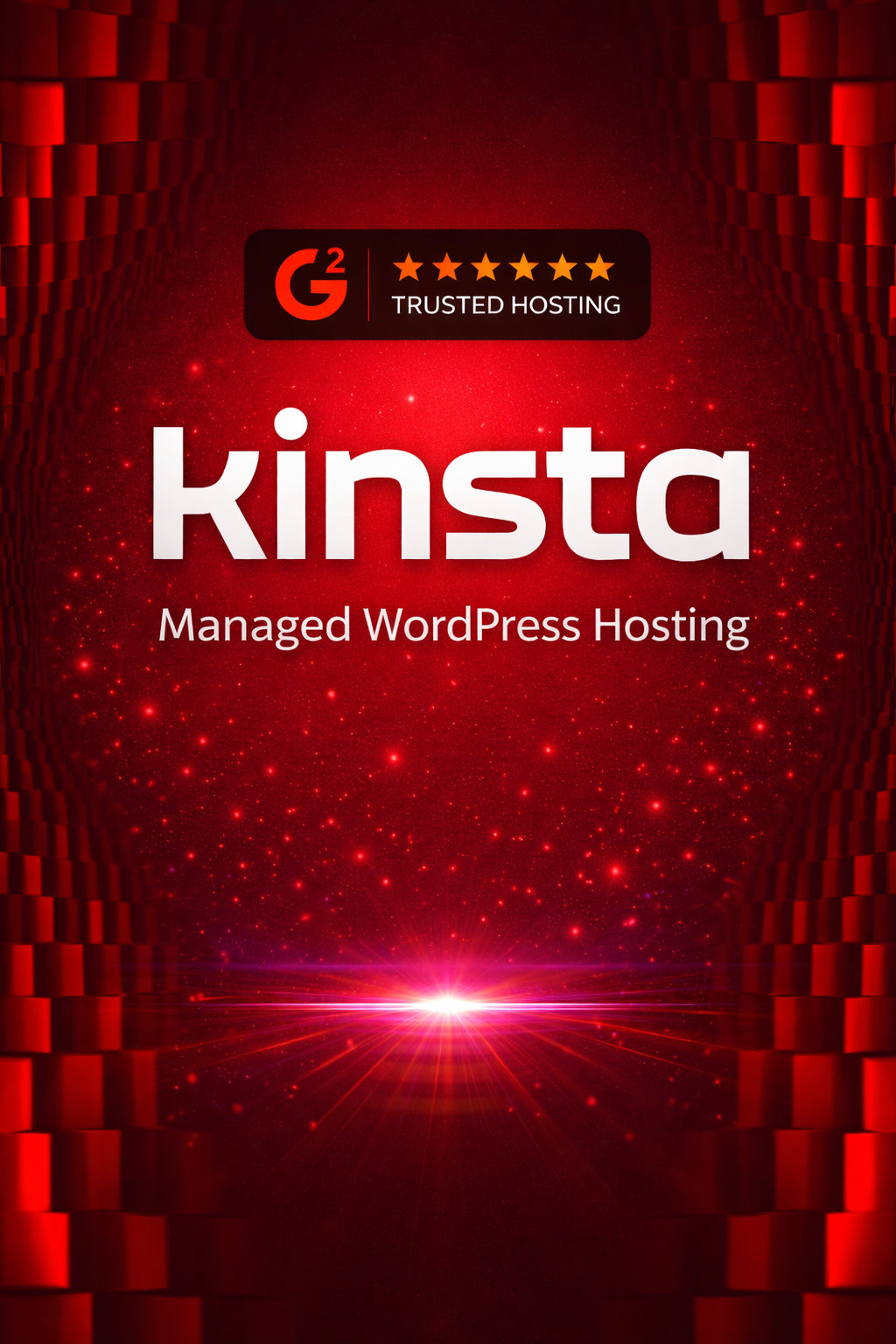 Kinsta hosting logo, our top choice for premium managed WordPress hosting in Dubai.